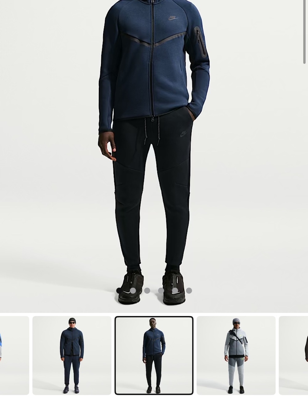 Nike Men's Black tech fleece pants